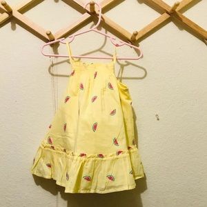 NWT BabyGap watermelon yellow dress